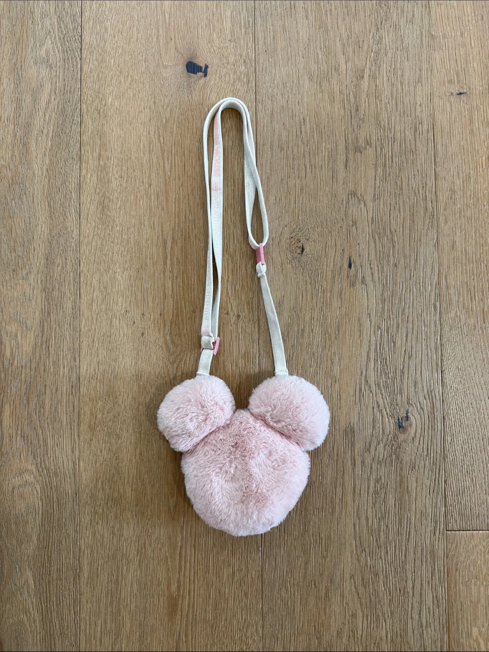 Disney Plush Pink Mouse Crossbody Bag